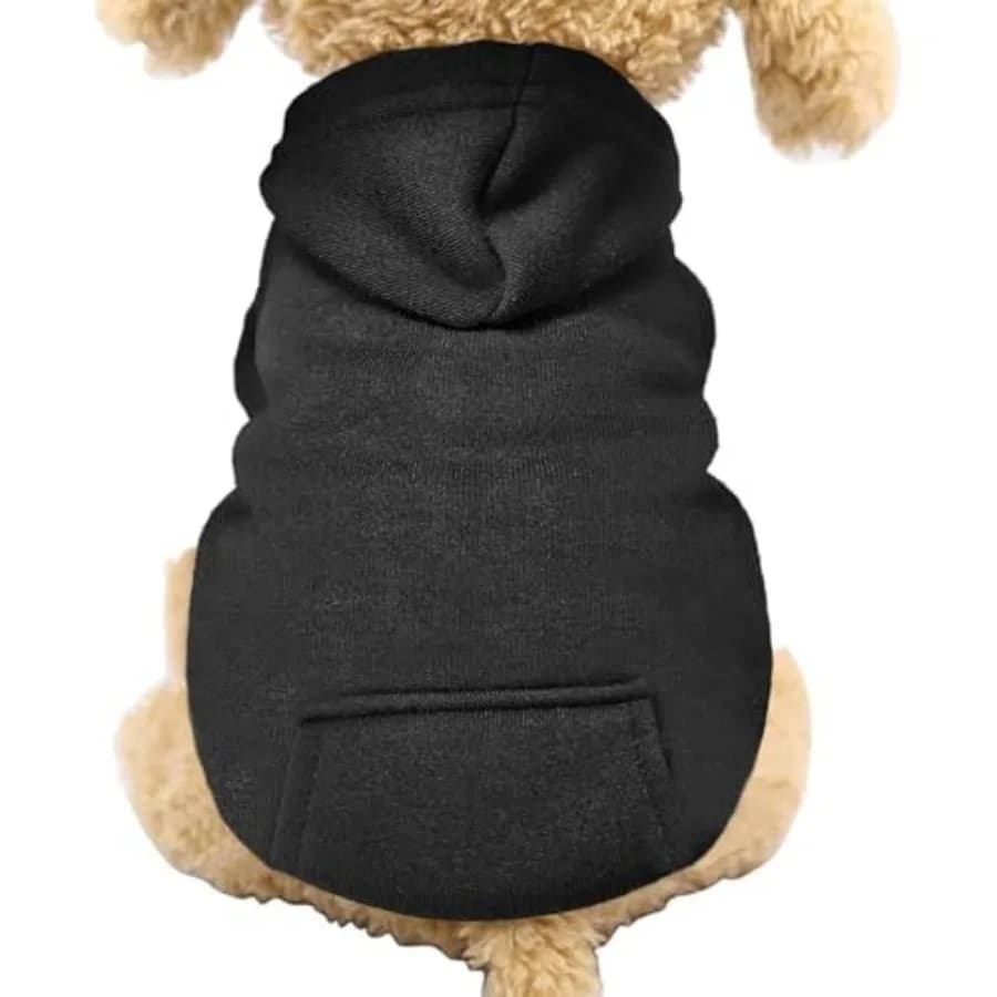Felpe con Cappuccio Invernali per Cani con Stampa di Ciotole, Vestiti Caldi per Cani, Cappotto per Chihuahua, Abbigliamento per Cuccioli e Gatti