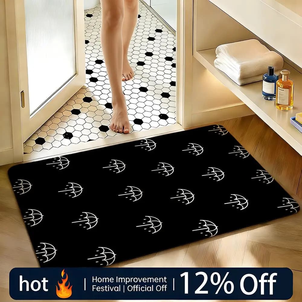 Band B-Bring soft non-slip pad Me the HorizonS, home mat, bedroom mat, shower carpet