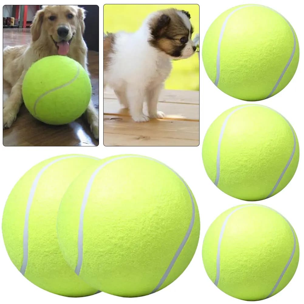 Set di 5 Lanciapalle Giganti da 9,5' per Cani e Cuccioli, Giocattolo per Lanciare Palline da Tennis