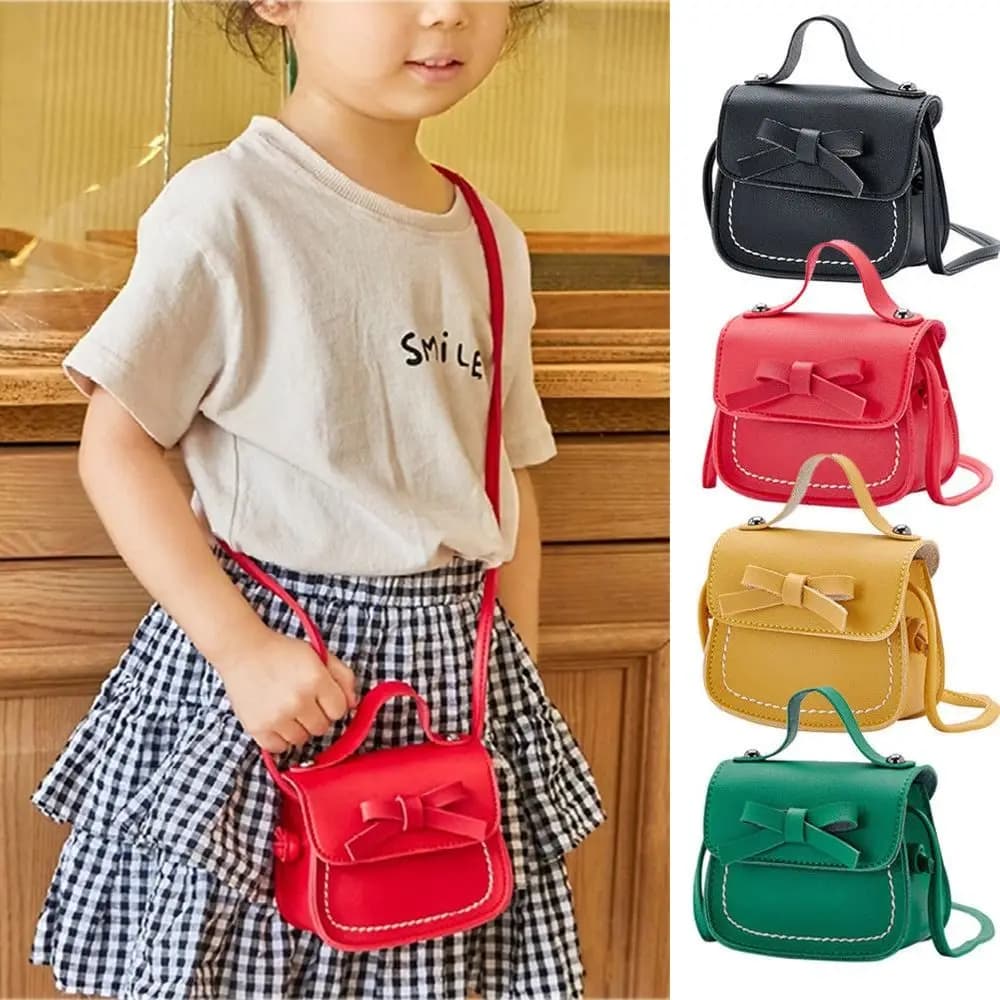 Baby Shoulder Bag Bowknot Baby Bags and Bags Baby Bag Small coin purse Mini Shoulder Bag