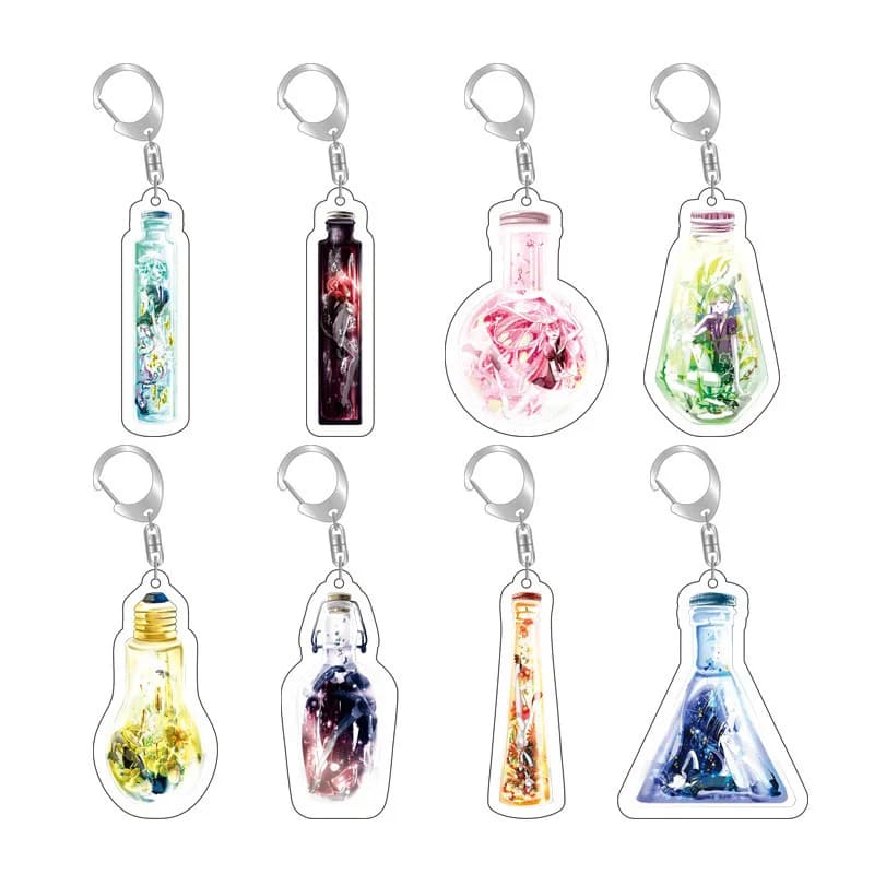 Land of the Lustrous Acrylic Cartoon Anime Keychain with pendant Keychain for car Keychain Phone bag Accessories for hanging gifts