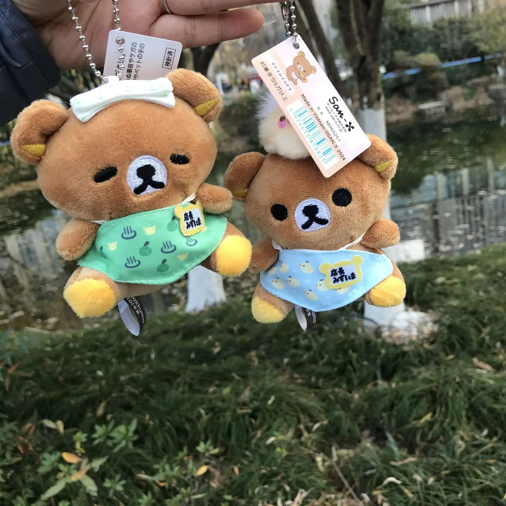 Easy Bear 20° Anniversario - Ciondolo Orsetto Carino per Gestori di Grandi Magazzini, Mini Orsetto di Peluche, Portachiavi da Borsa