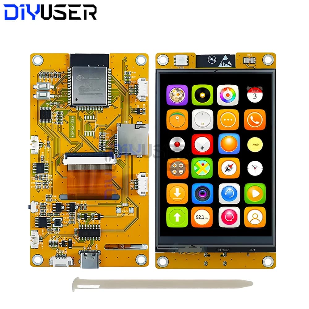ESP32 Arduino LVGL Scheda di sviluppo WIFI e Bluetooth Touch da 3,5 pollici 240 * 320 Schermo intelligente Modulo TFT LCD da 3,5 pollici