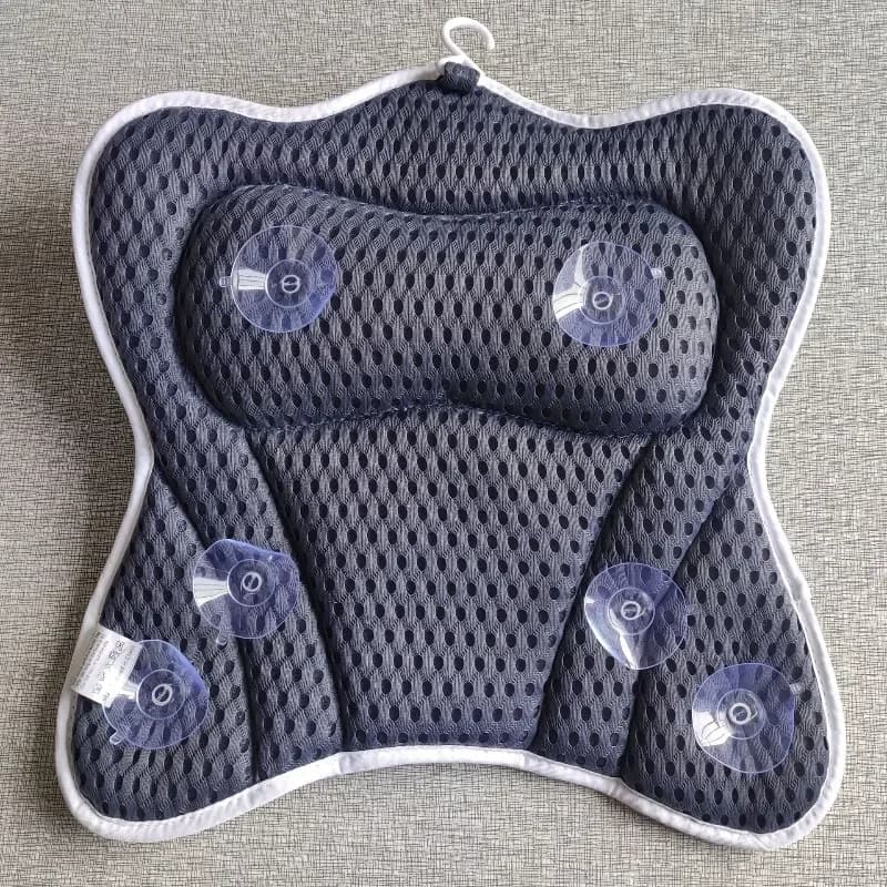 Cuscino per vasca da bagno a farfalla, bagno da massaggio, cuscino da bagno traspirante ad asciugatura rapida con gancio a ventosa per un bagno confortevole