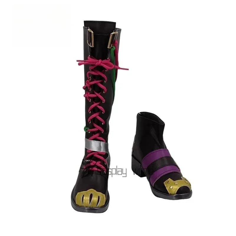 Arcane LOL Jinx Scarpe Cosplay Stivali su misura