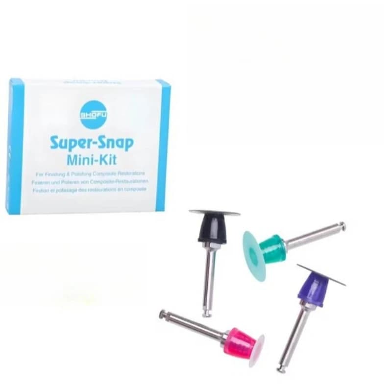 Kit Dentale Mini con Dischi Lucidanti Arcobaleno, Set di Strisce per Riduzione Grossa e Modellamento, Mandrino per Sbiancamento Denti