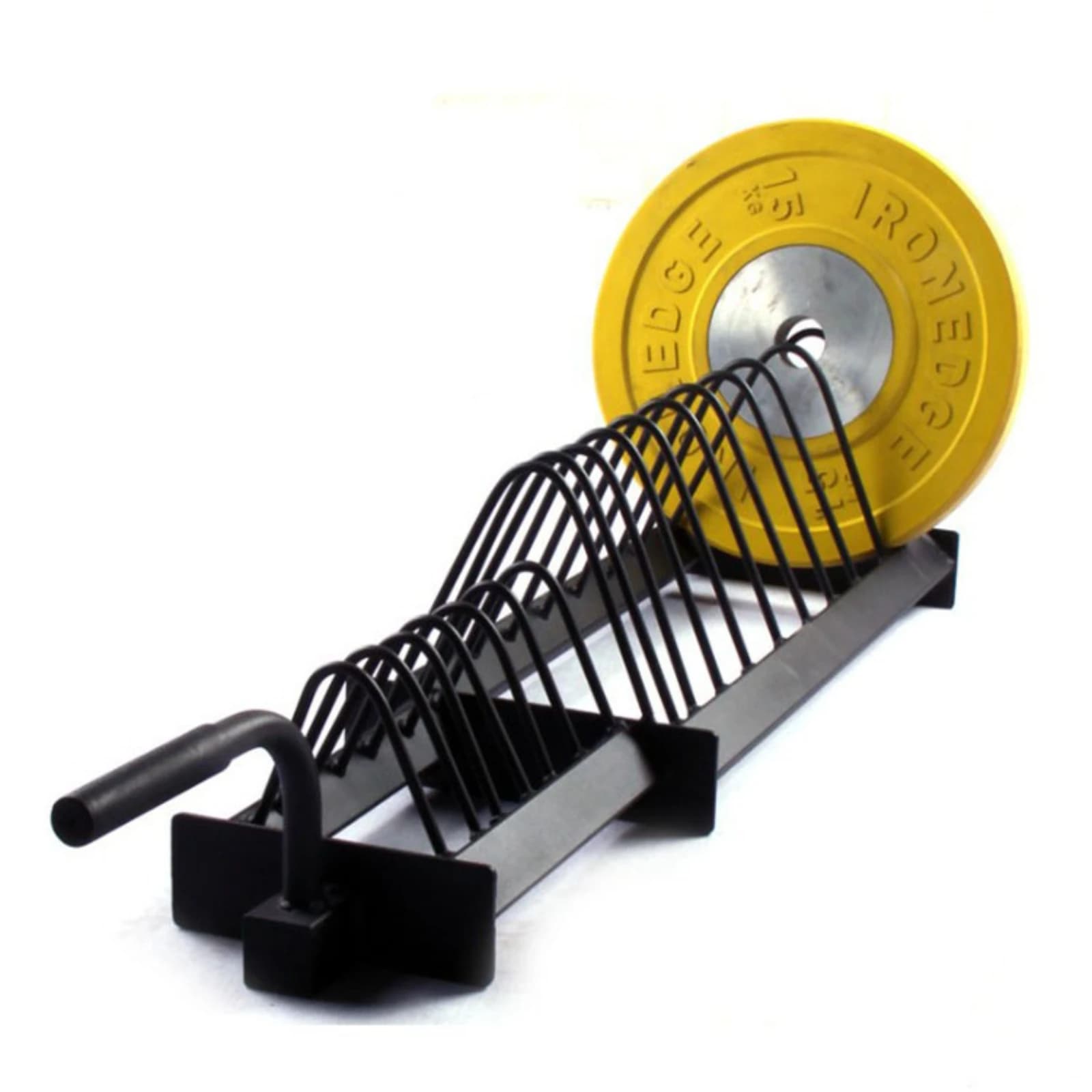 Weight Plate Storage Rack with Wheels Long-Lasting Weight Plate Rack Sturdy Compact for Gym Owners, Fitness Center