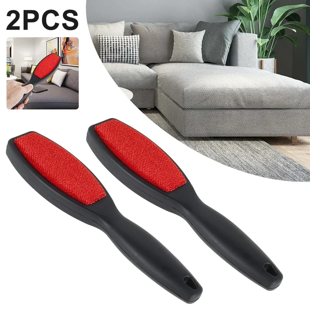 2PCS Più Cheap Lint Remover 2 Lati Riutilizzabile Elettrostatico Woolbrush Gatto Pet Hair Remover Tessuto Rasoio Spazzola Per I Vestiti Del Divano