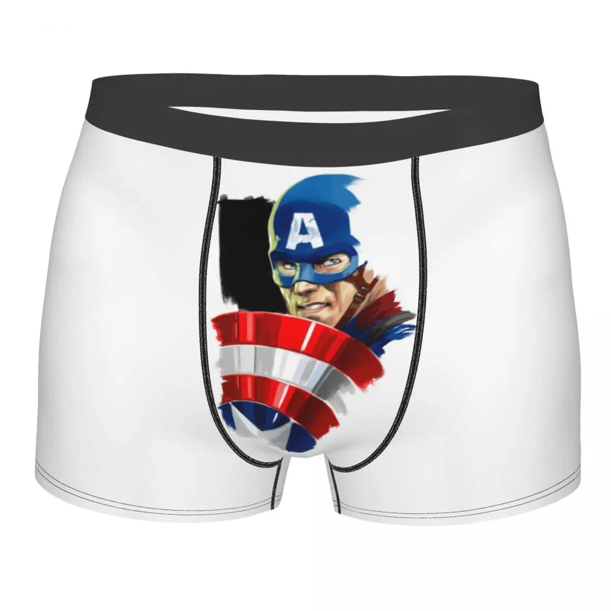 Boxer personalizzati del film Captain America, slip da uomo, biancheria intima, mutande fantastiche