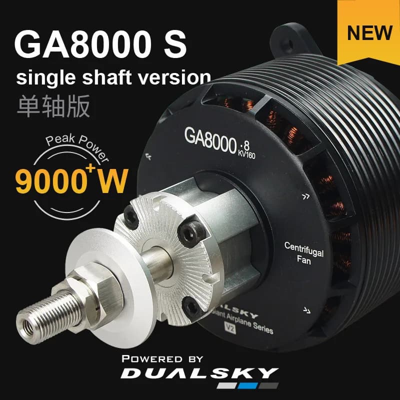 HOT DUALSKY GA8000 Motore Brushless Ad Alta Potenza Ad Ala Fissa Modello Aereo Multi-rotore Motore 80-120cc