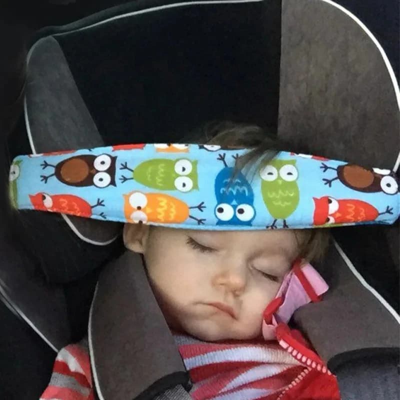 1pc Baby Car Seat Head Support Children Sleeping Safety Belt Fastening Adjustable Boy Girl Playpens Sleep Positioner Pillows