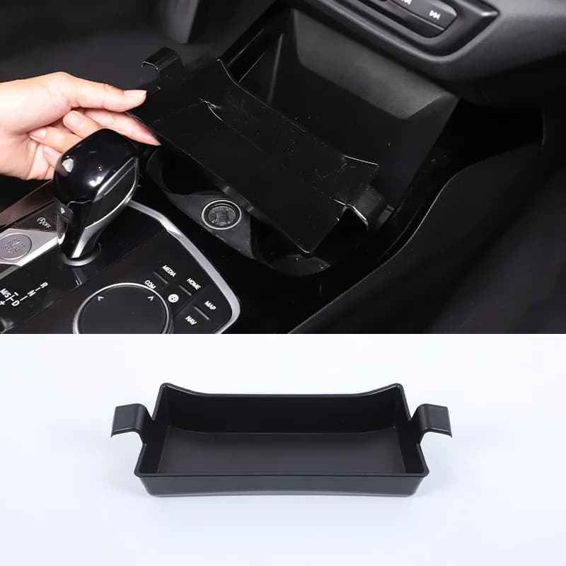 For BMW 2 Series F44 2020-2025 ABS Black Car Center Console Storage Box Multifunctional Storage Box Car Interior Accessories