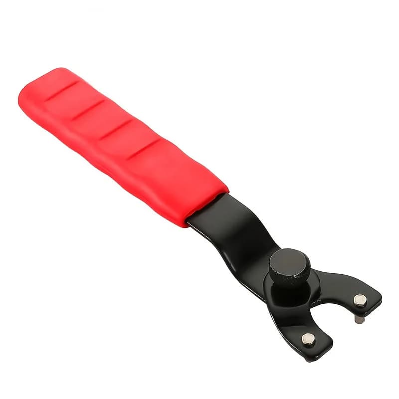 Chiave regolabile in acciaio ad alto tenore di carbonio per smerigliatrice angolare, chiave regolabile universale per rettificatrice, colore rosso