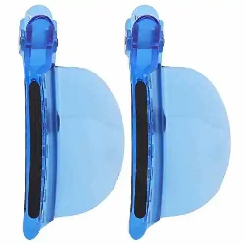 2PCS Heat Insulation Sectioning Clips Blue Effectively Divide Hair Easy Speed Separator Clip Speed Separator Clip Salon Supplies