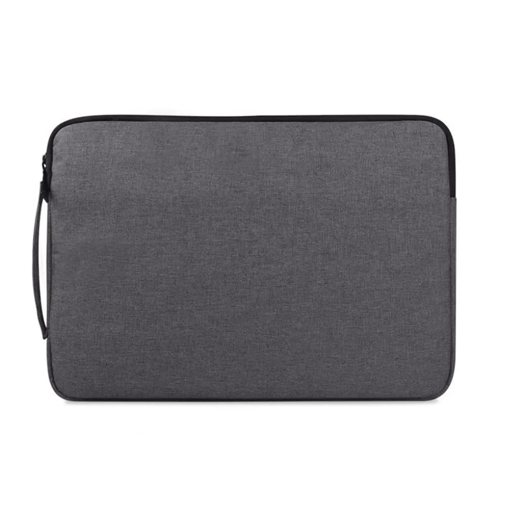 Borsa per Laptop Multifunzionale Resistente all'Acqua Grigio Spazio con Ampio Scomparto per Carte e Due Tasche Laterali per Portatile da 15,6 Pollici
