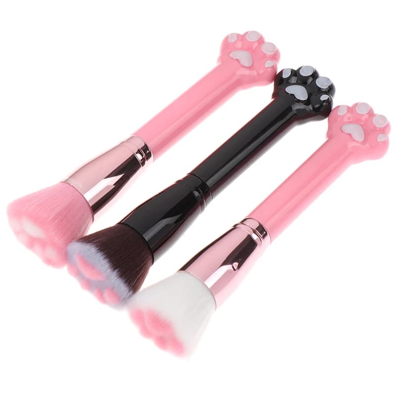 **1 pennello per trucco Cat Claw Girl, pennello per ombretto, pennelli per polvere multiuso, pennello portatile per fondotinta, strumenti per il trucco.