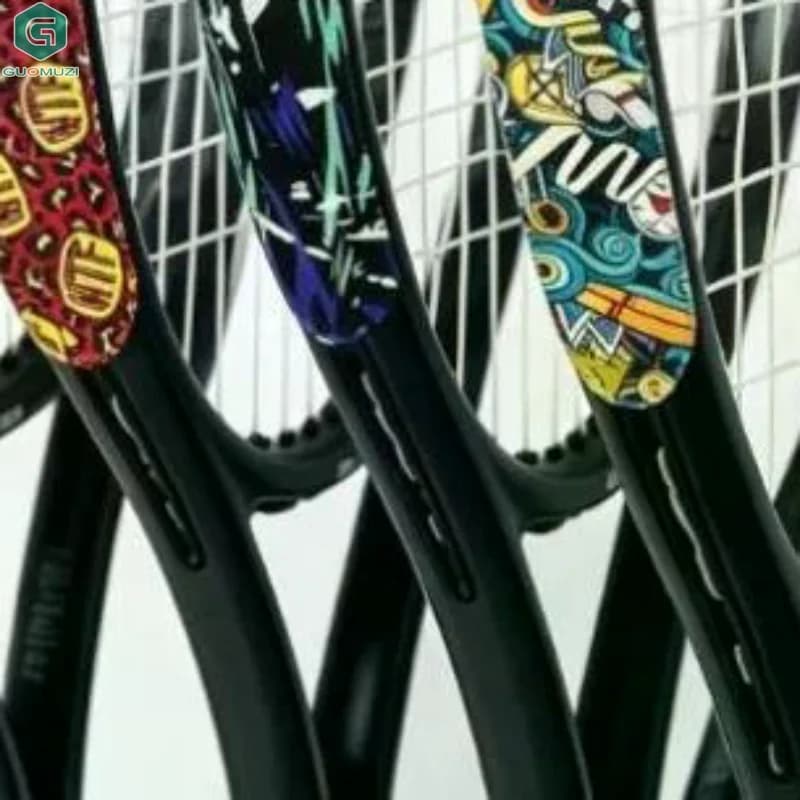 1PC Colorful PU Tennis Racket Protective Tape Racket Edge Sticker Waterproof Anti Scratch Fit For Tennis Training And Daily Use