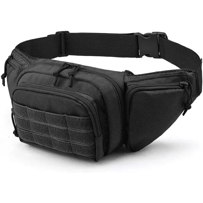 Marsupio Tattico in Nylon, Borsa da Cintura per Escursionismo, Porta Telefono, Sport all'Aperto, Verde Militare, per Uomo, Caccia, Arrampicata, Campeggio, Borse per Airsoft