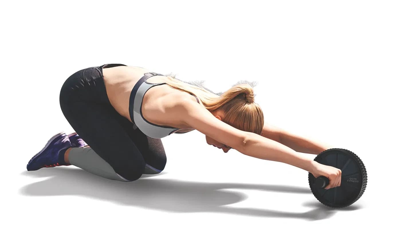 Abdominal Roller Abdominal Trainer Abdominal Wheel Training AB No noise Abdominal Exciter Strengthening Equipment for Muscle Exercises