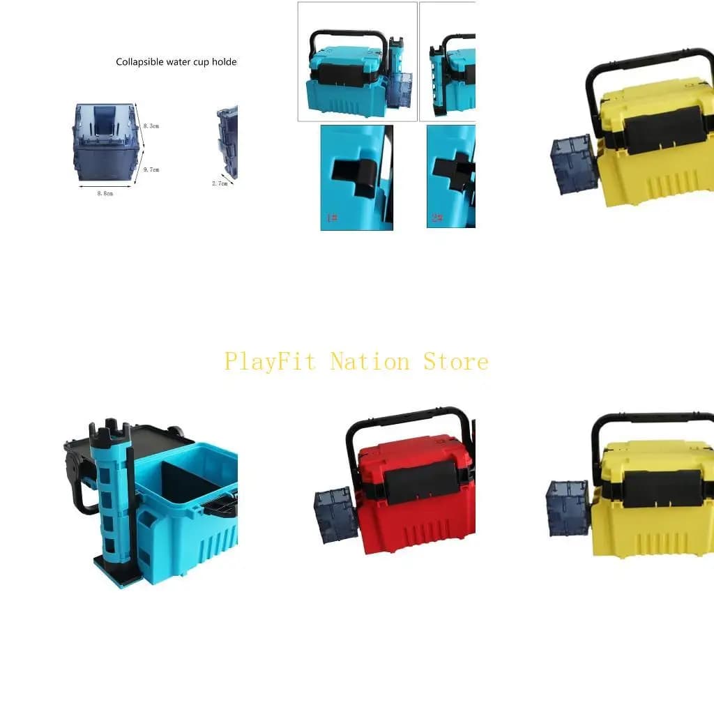 242F Fishing equipment bag for fishing accessories, fishing gear box with handle, for fishing gear