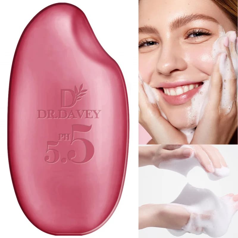 Dr. David Detergente viso senza alcol con sapone idratante all'acido al retinolo e colofonia, adatto a tutti i tipi di pelle, pHValue5.5, Por pulito