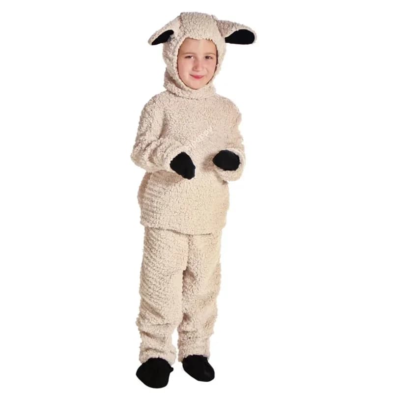 New 2026 Brown Bear Romper Lamb Sheep ren`s Costume For Purim Carnival Cosplay COS