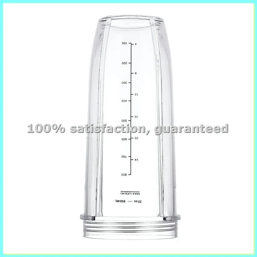 32OZ Replacement Glasses with Sealing Covers, Compatible with IQ BL480-AD23 Auto Series Blenders