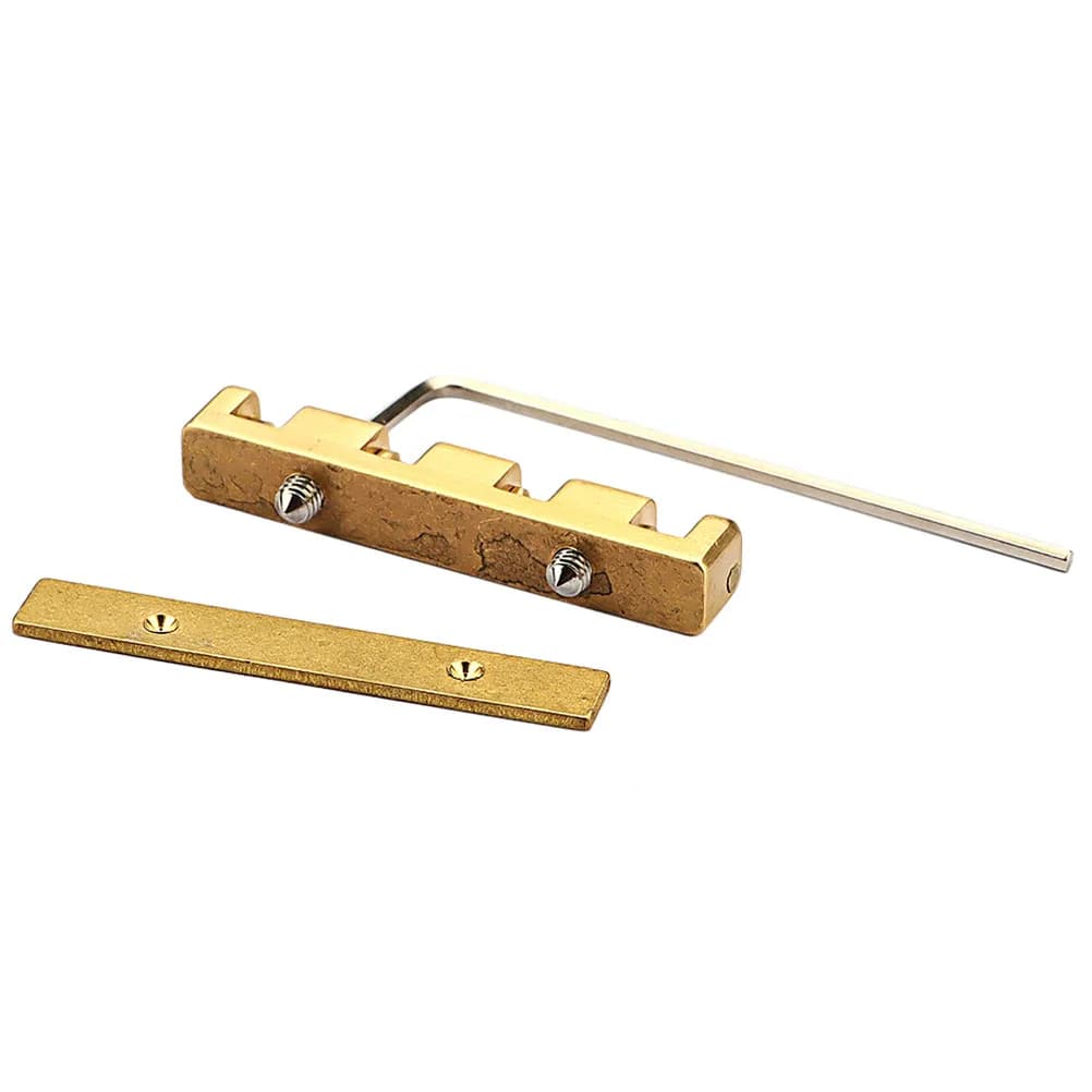 Set Professionale di Capotasti in Ottone per Chitarra, Banjo, Ukulele, Ricambio per Strumenti a Corda, Resistente all'Usura, Liscio