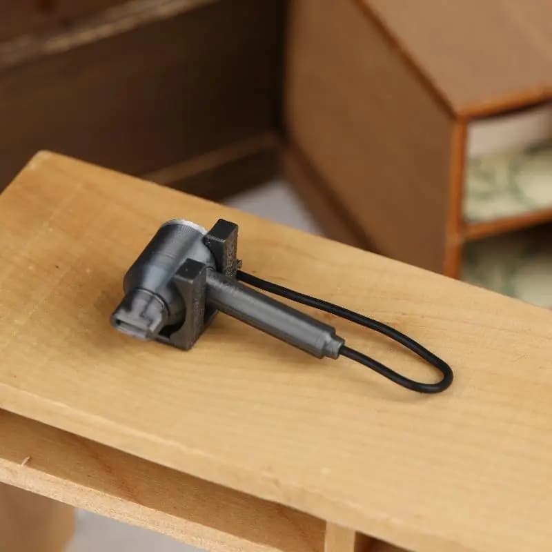 CPI-1/12 Modellino Miniatura Asciugacapelli da Parete per Casa delle Bambole, Ornamento per Arredamento Camera da Letto, Giocattolo per Gioco di Ruolo