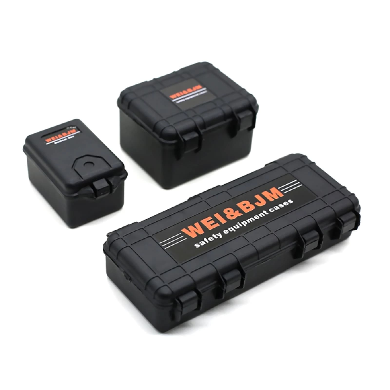 3 pezzi RC auto simulata valigia bagagli scatola di immagazzinaggio da viaggio per 1/10 RC Crawler D90 Axial SCX10 TRX4 strumenti di decorazione auto