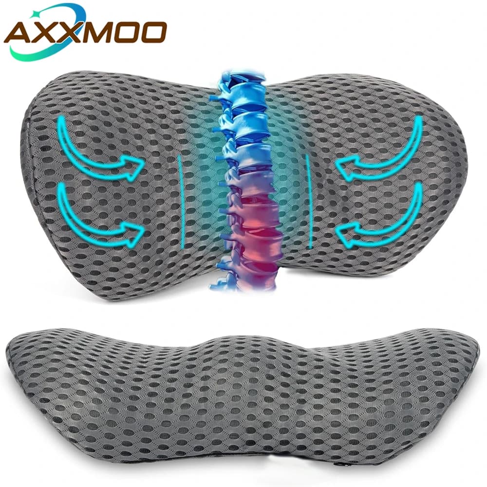 Breathable Memory Cushion Interior Accessories Bed Sleep Bearing Car Seat Waist cushion Lumbar support cushion Foam car cushion
