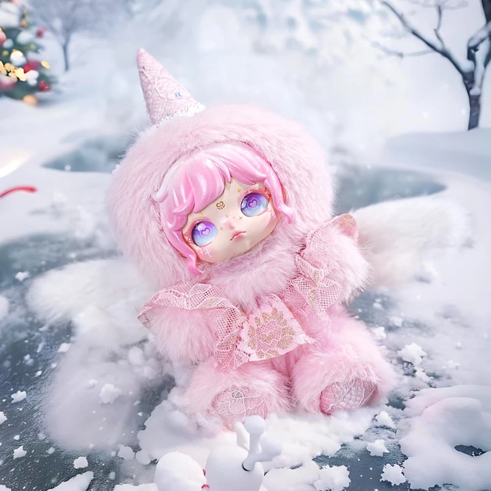Dumia Snow Trace Lingua segreta Scatola cieca in vinile Bambola Mobile Bone Joint Giocattolo regalo di compleanno per ragazza carina