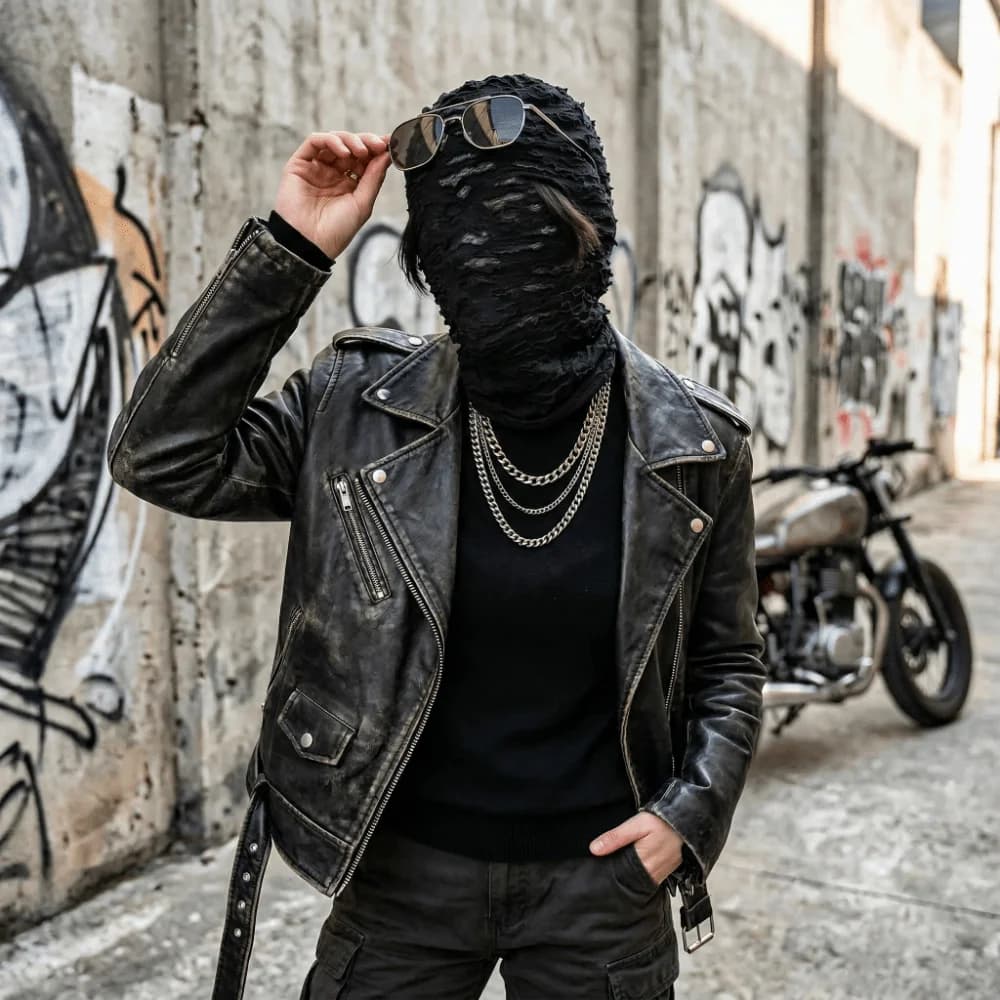Black Color Balaclava Cap No Hole Design Breathable Fabric Full Ski Mask Thin Material UV Protection Head Cover Hat Bike Riding