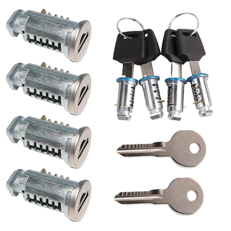 Serrature e chiavi per portapacchi serratura parti del nucleo kit cilindro di bloccaggio per sistema di portapacchi per auto accessori per portapacchi sul tetto