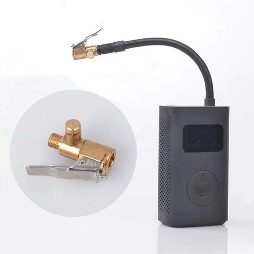 Adattatore per Valvola di Gonfiaggio, Clip di Connessione per Pompa d'Aria, Ugello per Gonfiaggio Pneumatici Auto e Camion
