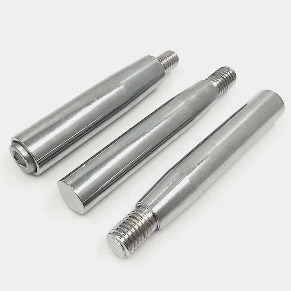 Macchina utensile in acciaio al carbonio cromato maniglia mobile rotante/barra filettata a bilanciere fissa con estremità singola M6M8M10M12