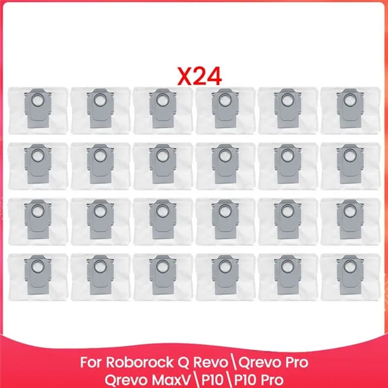 M04K Kit of 24 Vacuum Suction Bags, Accessories and Parts for Vacuum Cleaner