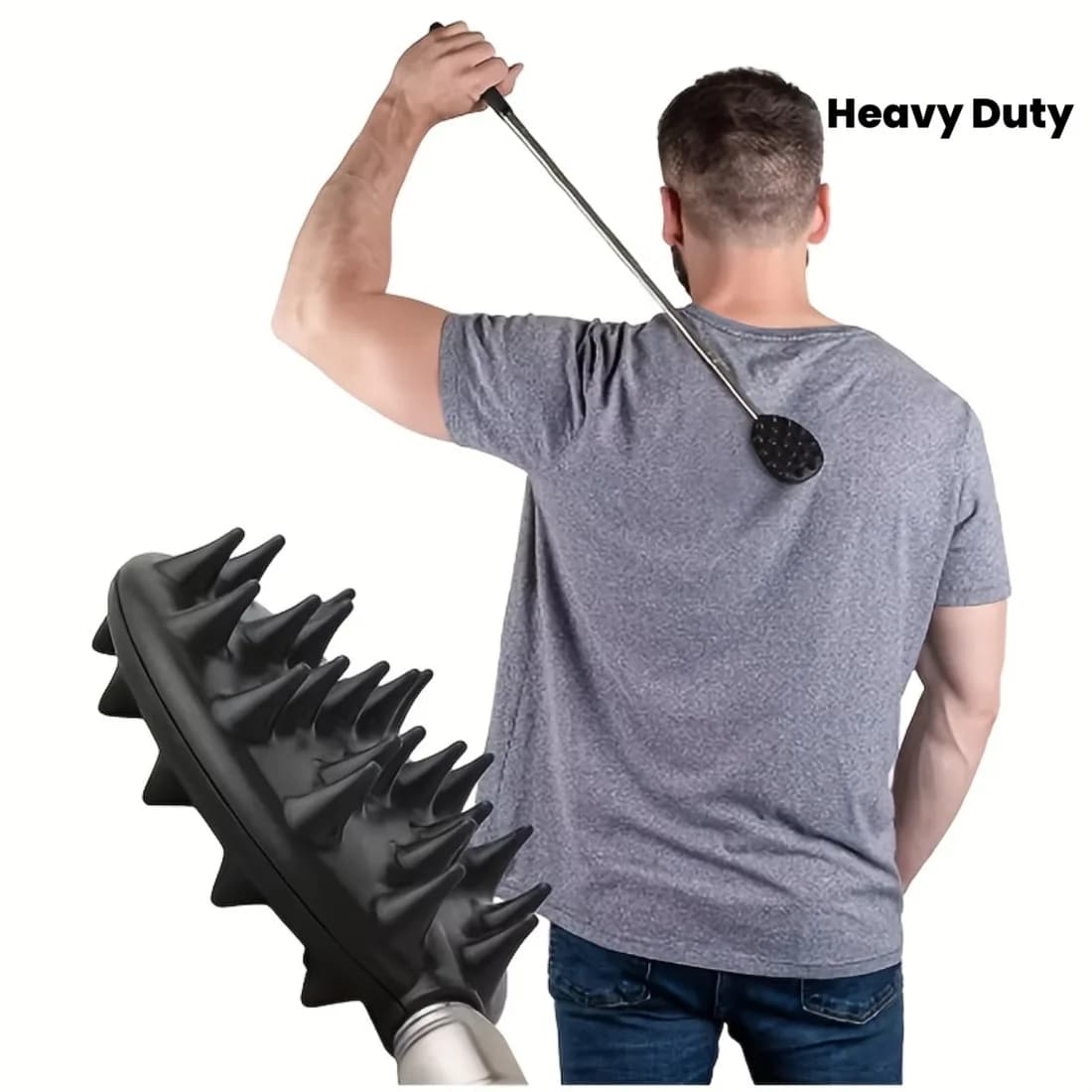 Grattacosto in PVC Resistente a Forma di Cactus, Design Telescopico con Punte Estensibili da 1/4 e 1/2 Pollici, Pratico Soluzione per il Prurito Corporeo
