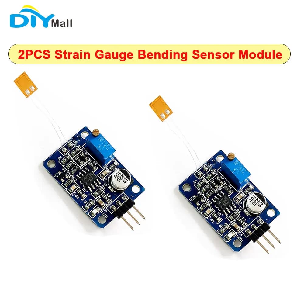 Modulo sensore di flessione estensimetro da 2 pezzi Amplificatore di pesatura Y3 con uscita digitale programmabile per progetti fai da te Arduino