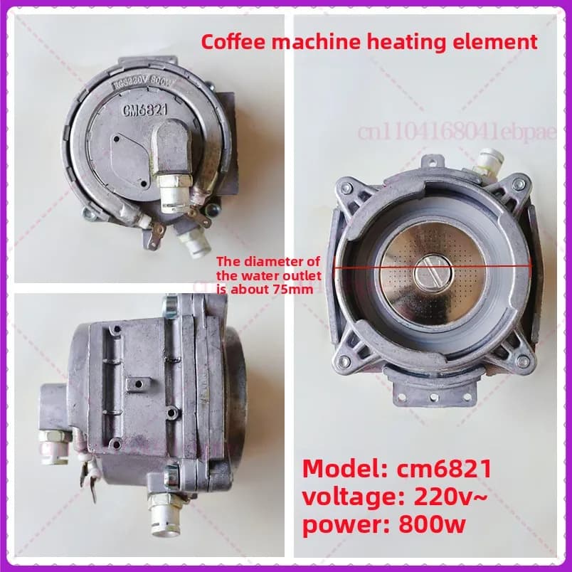 Accessori per macchine da caffè espresso I1-2 CM6821 230V 800W Riscaldatore per caldaia Macaron a doppia testa