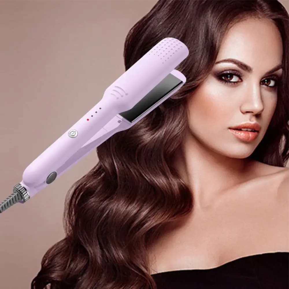 Expanded Anion Hair Plate, Quick Heat Adjustable Temperature, Professional Electric Iron for Women's Hair