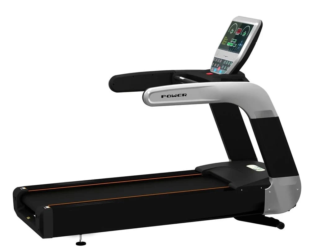 Professional Commercial Treadmill Keyboard Gym Equipment 180kg Heavy Duty Running Machine 3.0HP AC Motorized 585mm Wide Belt