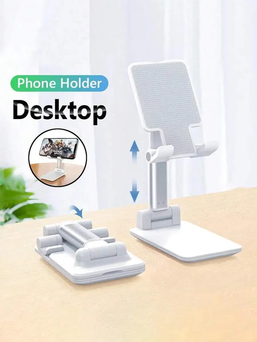 360° Rotatable Foldable Phone Stand, Adjustable Desktop Phone Holder Base Compatible With IPhone 15/15 Pro/15 Pro Max/14/13 Mini