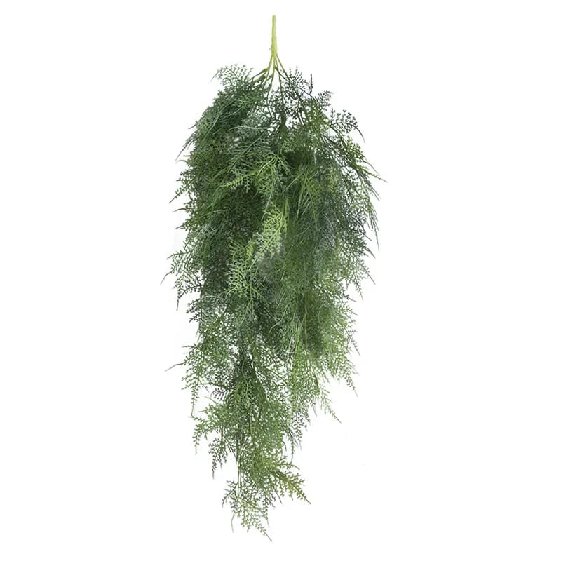 1 PCS 90cm Artificial Wall Hanging String Plastic Fern Green Plant Leaves Home Decor Garden Decoration Gift F819