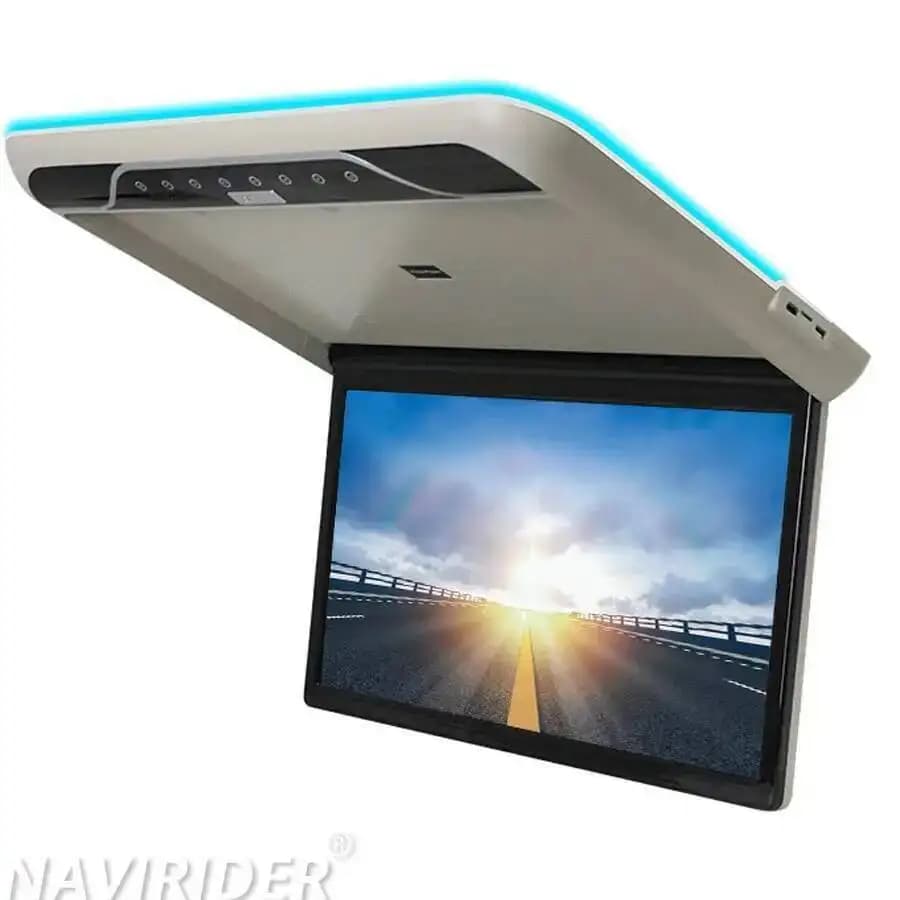 22Inch Multimedia Video Player Universal Android 13 For Maxus V90 RV Vanlife Roof Ceiling Monitor Car Monitor WIFI USB HDMI FM