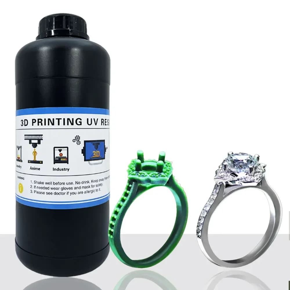 Professional Easy Casting 60% Wax Jewelry 3D Resins for LCD DLP 3D Printer /500g 1000g