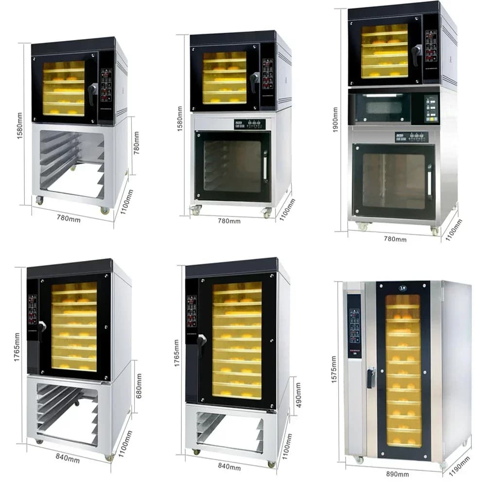 Commercial Restaurant 5 8 10 12 Trays Convection Oven Natural Convection Air Fryer Oven With Timer