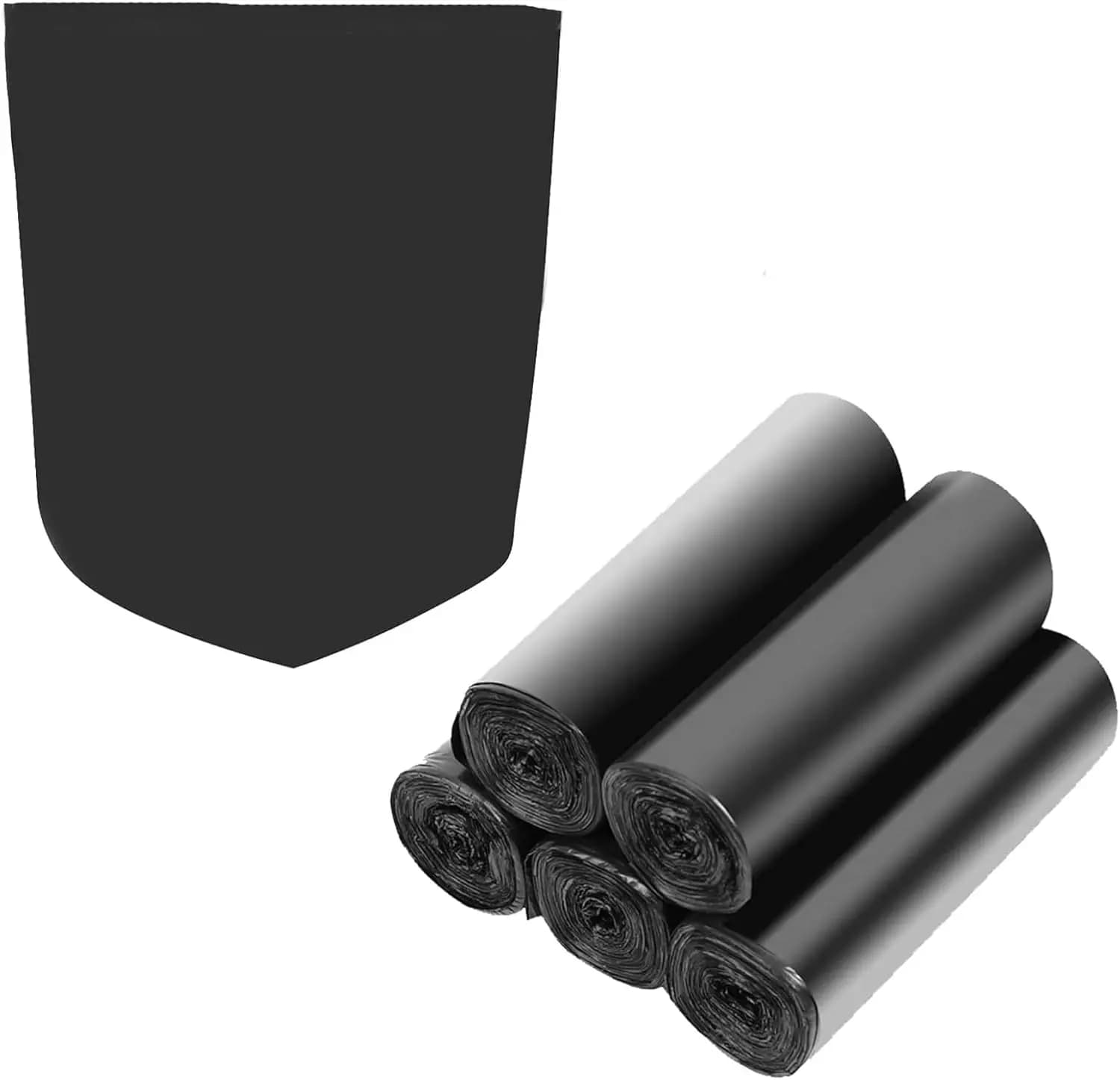 4-6 Gallon Recycled Trash Bags Biodegradable Trash Bags Compostable Garbage bags Recycling bags Degradable Waste basket Liners B