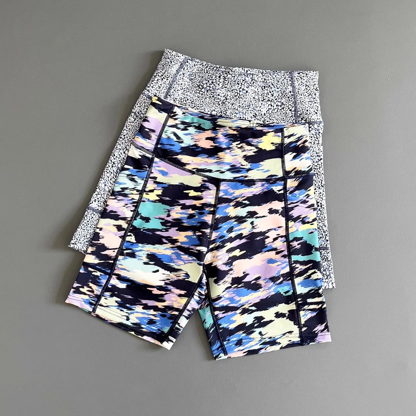Women's EcoRush™ 5" CrossTerra™ Shorts: HyDry™ Core w/ApexWaist® & PrimalScape™ Print for Trail-Studio® FlexFlow