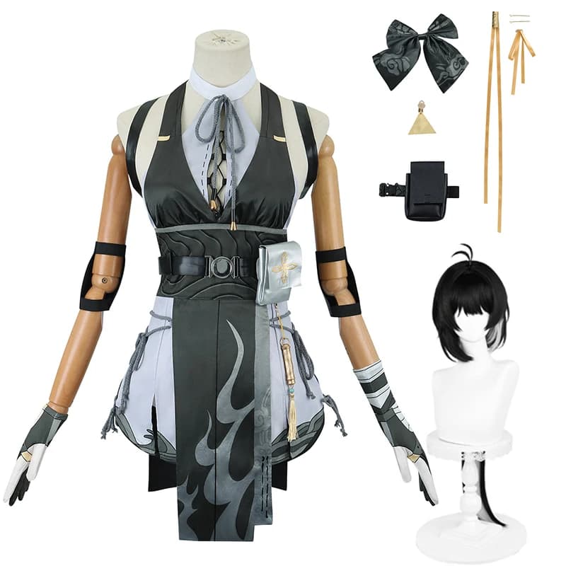 Female Rover Cosplay Wuthering Waves Cosplay Costume Wig Women Dress Halloween Carnival Party Role Playing Clothing Outfits